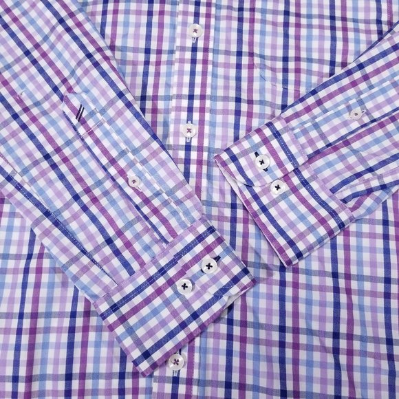 Hechter Checks/Boxes Casual Button Down Shirt - Picture 5 of 9